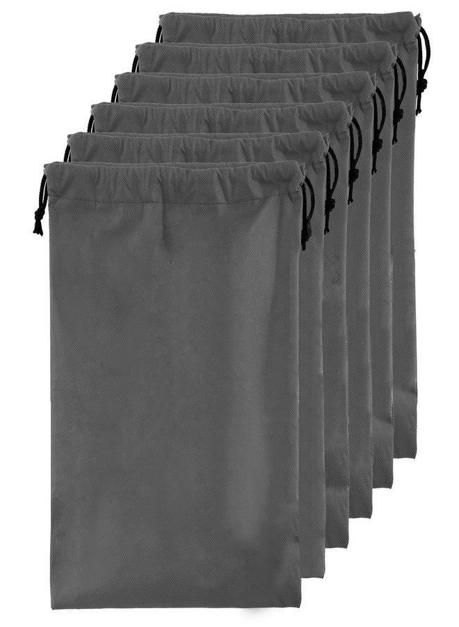 Whitecloud TRANSFORMING HOMES Shoe Bag for Travel & Storage Organizer for Women & Men Accessories Shoe Organizer Shoe Bags Pouches Travel Shoe Cove & Pouch (SP221) (Grey, Pack of 6) - Image 1